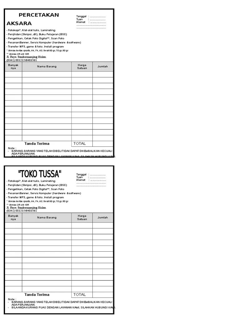 168157389contohnotatokosederhanadoc.doc