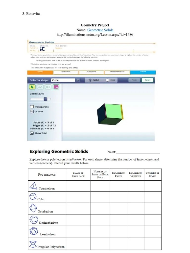 Geometry Project | PDF