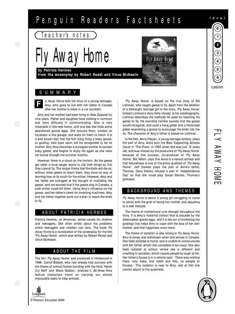 Fly away home teacher.pdf Birds