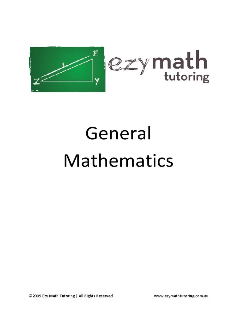 Ezy Math Tutoring General Maths2 Interest Loans