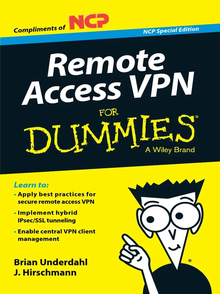 Remote Access VPN Dummies En Virtual Private Network Transport