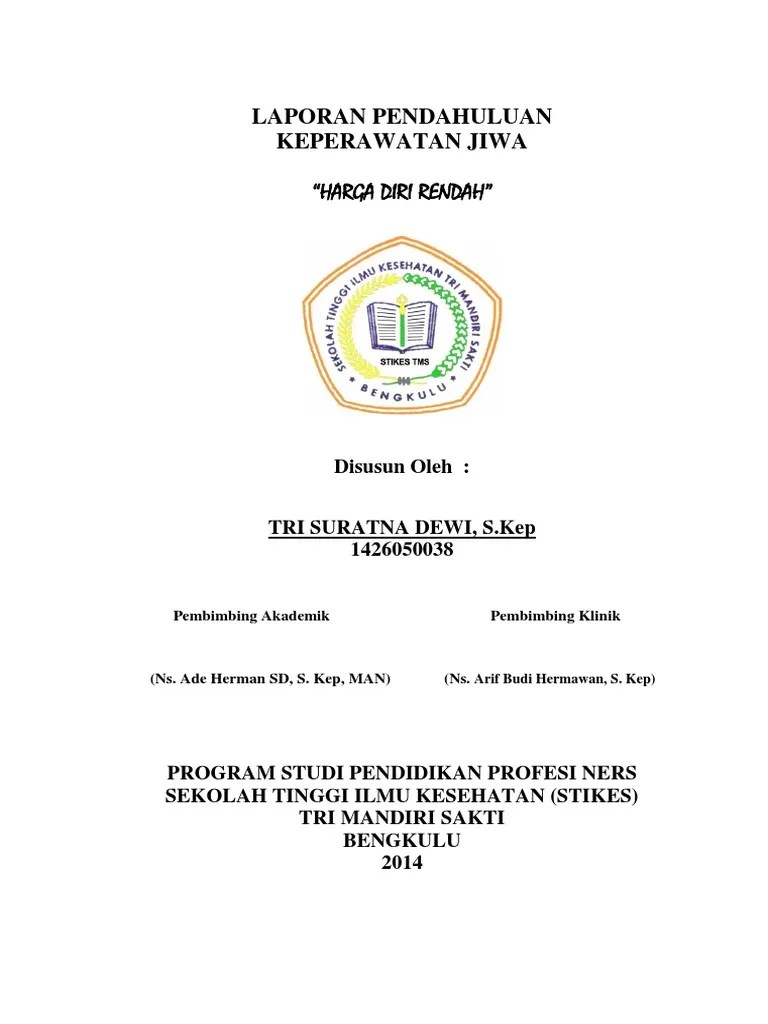 Laporan Pendahuluan Harga Diri Rendah