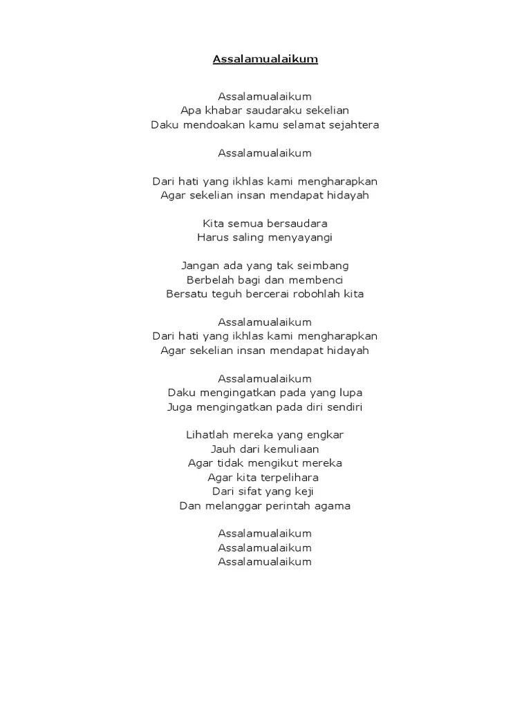 Kumpulan Lagu Qasidah | PDF