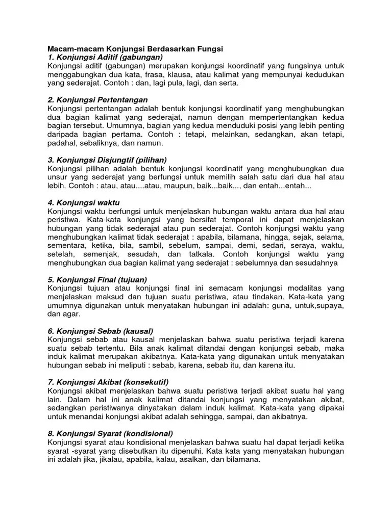 Macam Konjugasi | PDF