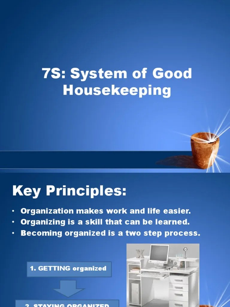 7s of Good Housekeeping Housekeeping Business