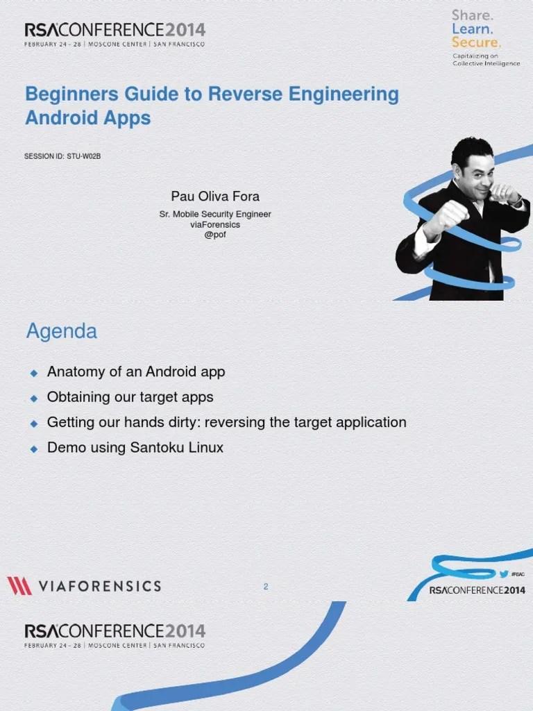 Stu w02b Beginners Guide To Reverse Engineering Android