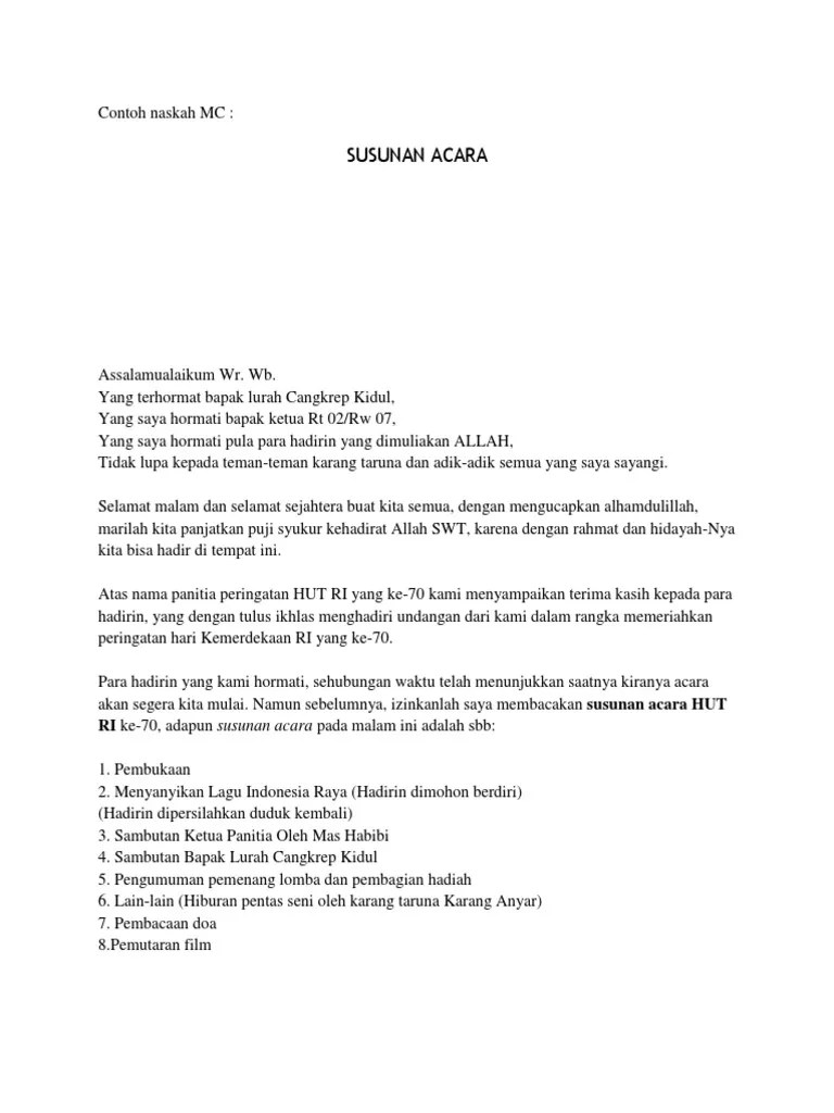 Contoh Pidato Ketua Karang Taruna // Kumpulan Contoh Terbaru
