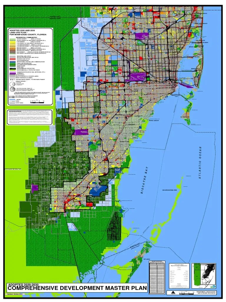 Adopted 2020 and 2030 Land Use Plan Map Miami Dade County
