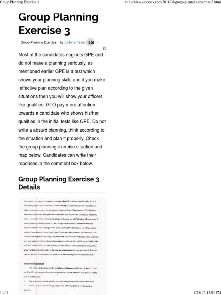 Group Planning Exercise 3 PDF