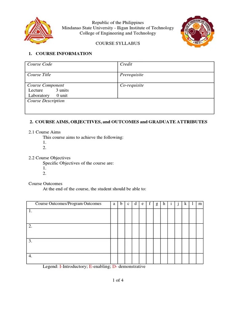 View Samples of Syllabi Eberly Center Carnegie Mellon University