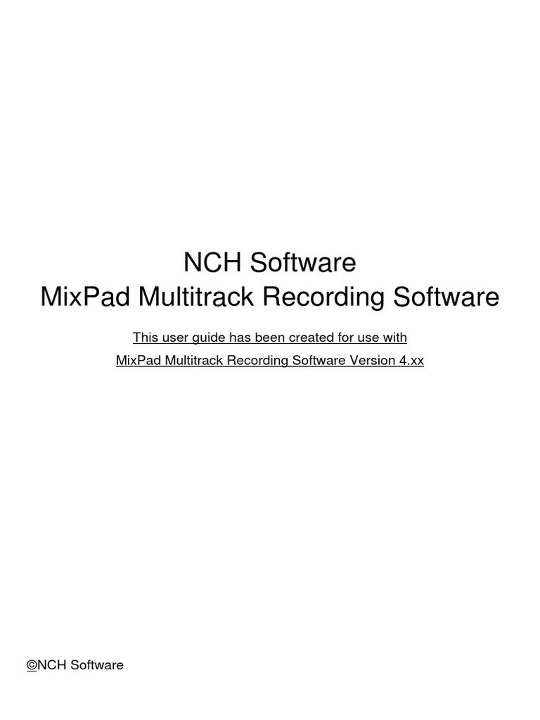 Help MixPad PDF Tempo Button