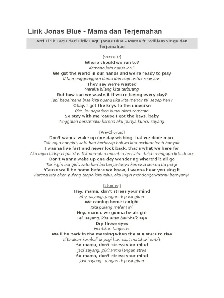 Lirik Lagu Jonas Blue Perfect Strangers Terjemahan