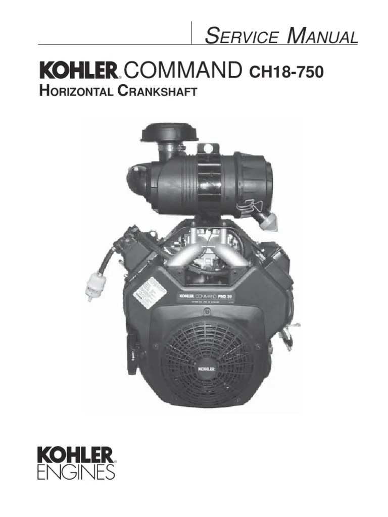 Kohler Command 23 Service Manual Gasoline Fuel Injection