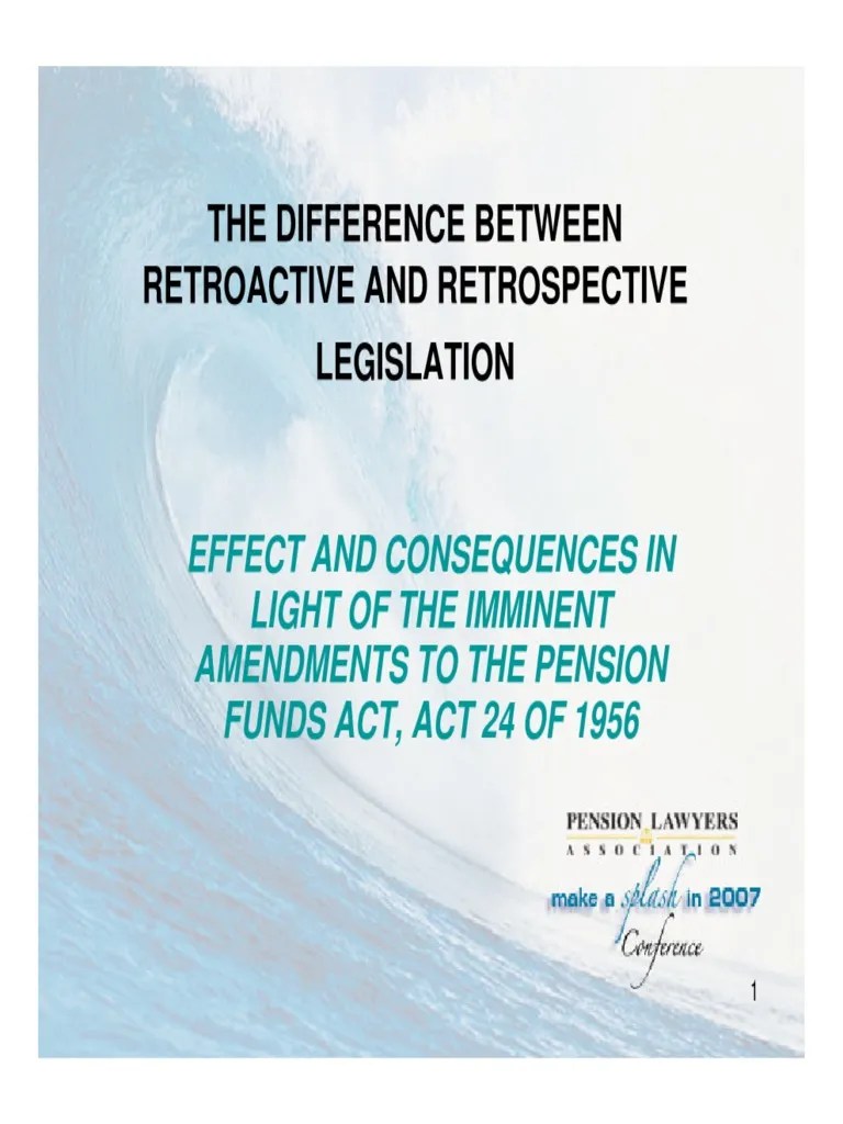 retrospective v retroactive.pdf Ex Post Facto Law Government