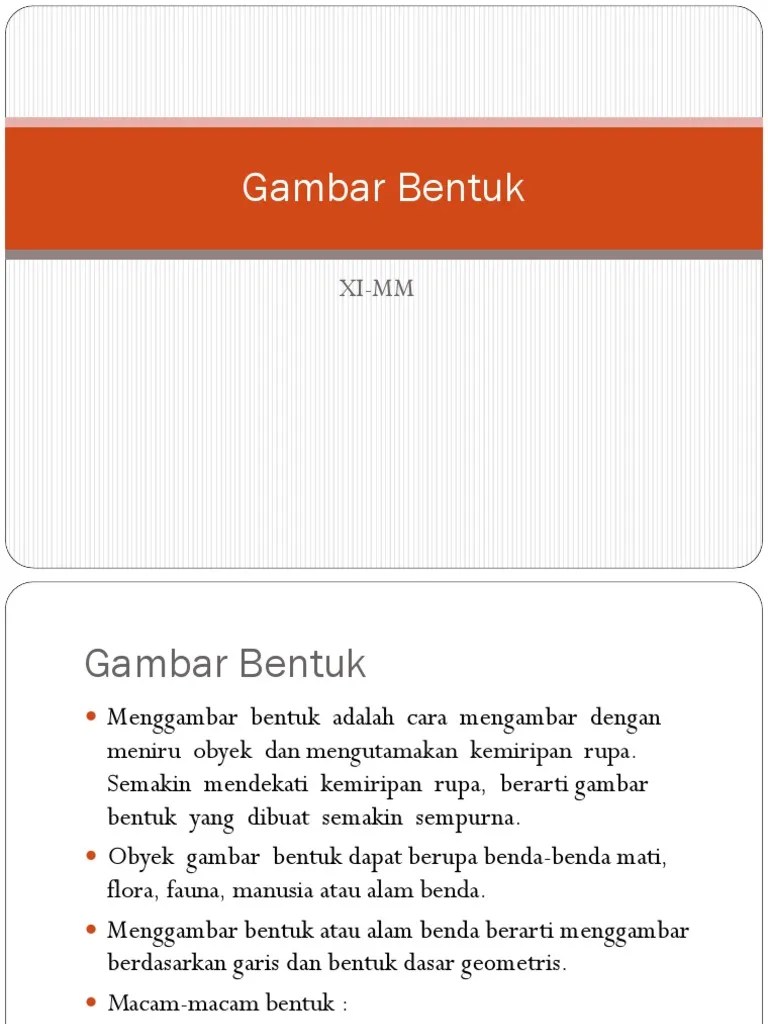 1 Gambar Bentuk | PDF