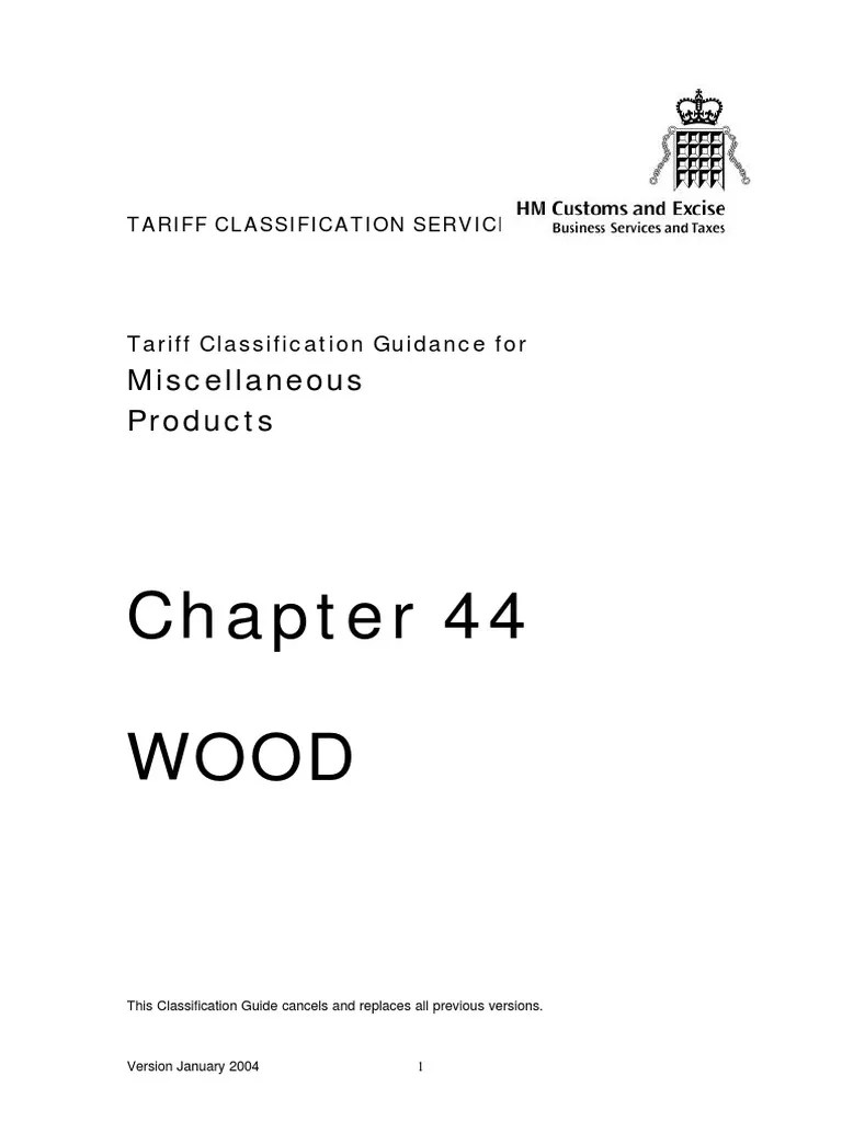 Understanding the Complex World of Wood Classification A Guide to Tariff Codes for Wood