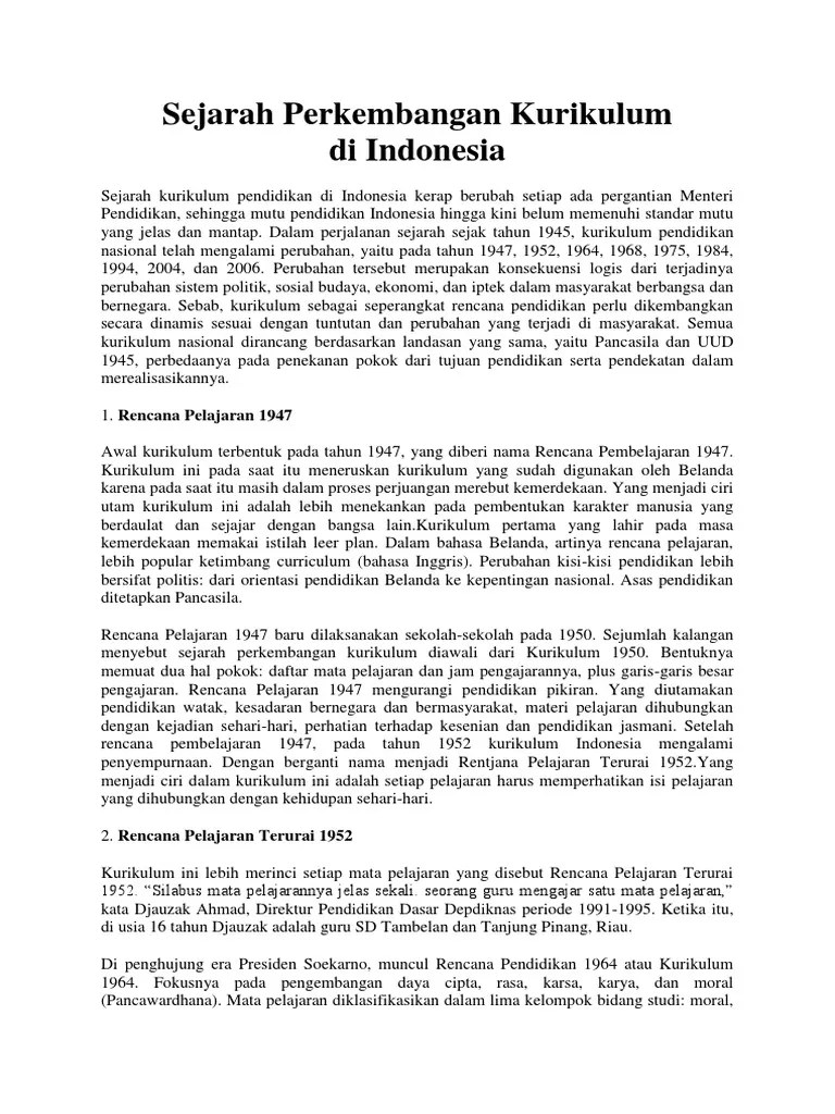 Sejarah Perkembangan Ips Di Indonesia Pdf Seputar Sejarah