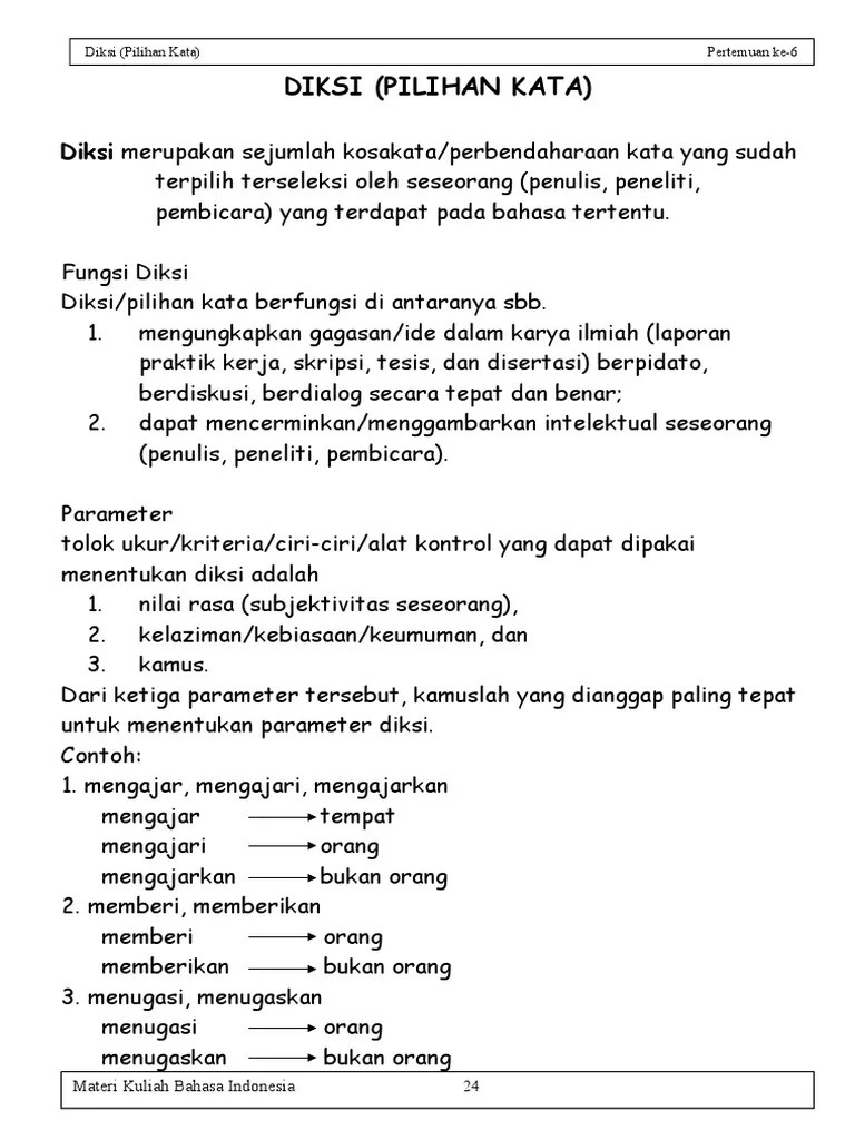 Diksi | PDF