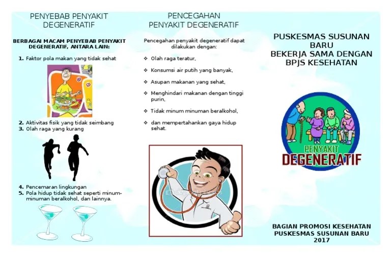 Brosur Penyakit Degeneratif Bag 1 | PDF