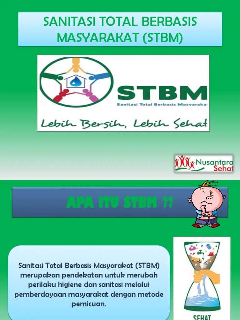 Sanitasi Total Berbasis Masyarakat (Stbm)