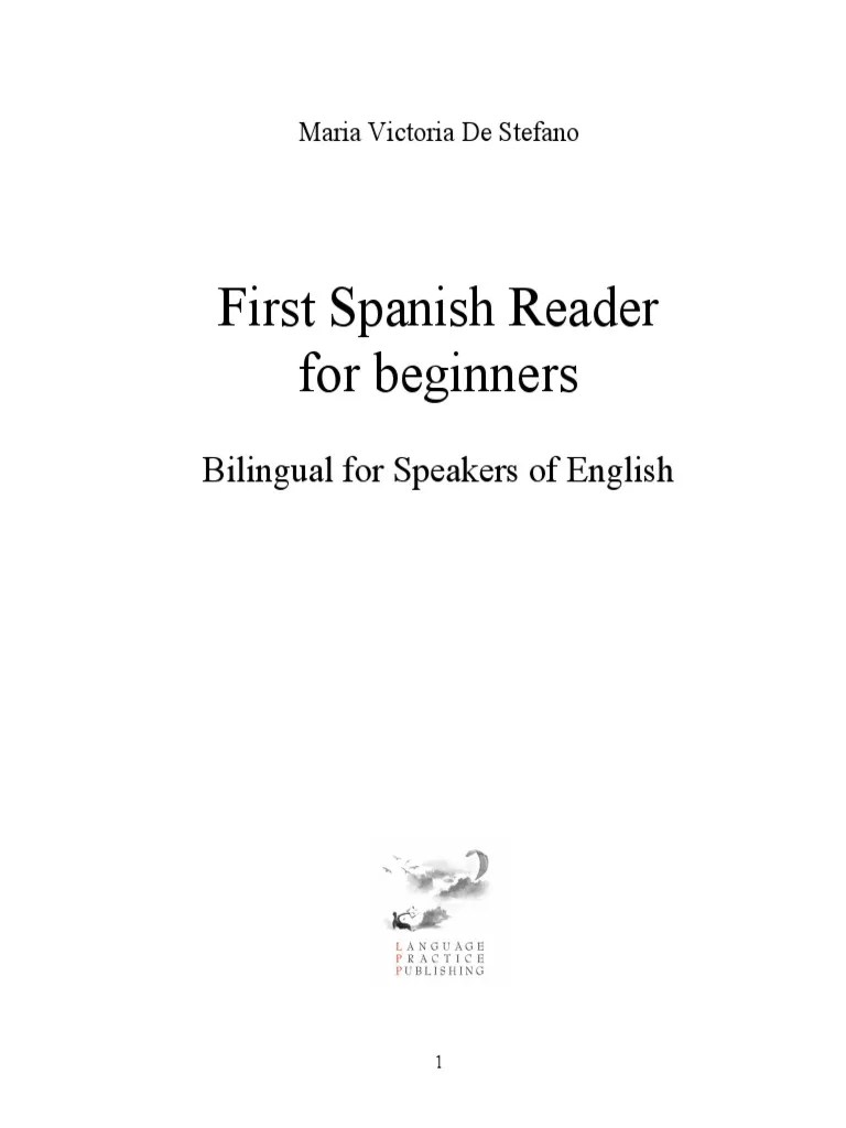 Sample First Spanish Reader For Beginners | PDF | Stress (Linguistics