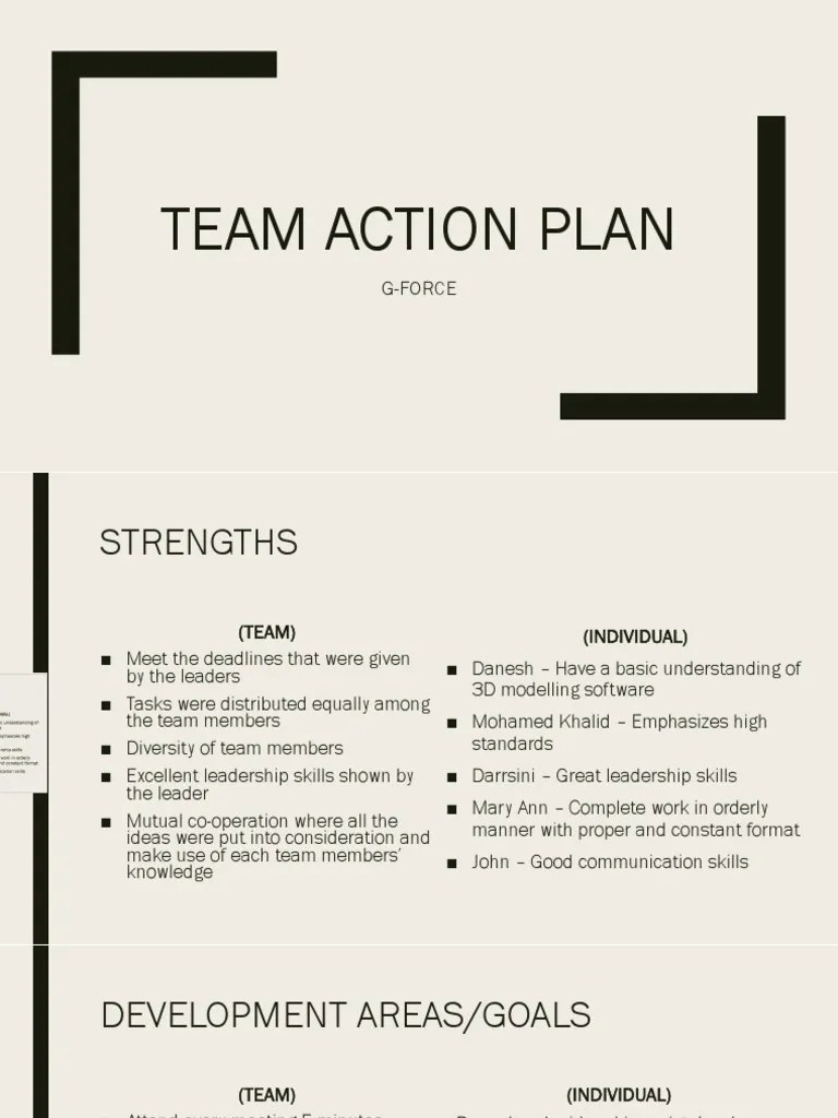 Team Action Plan PDF