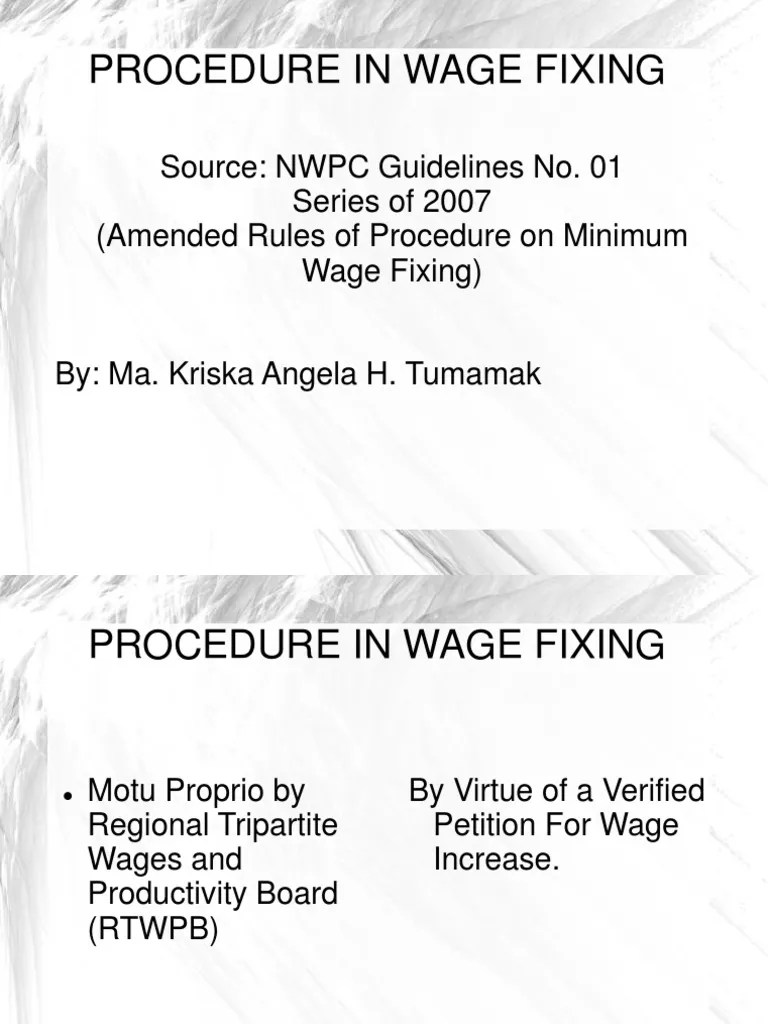 Wage Fixing PDF Appeal Certiorari