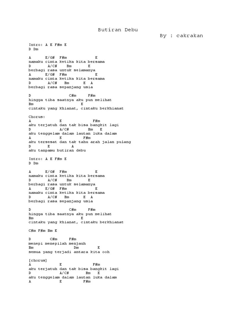 Butiran Debu by Cakrakan | PDF