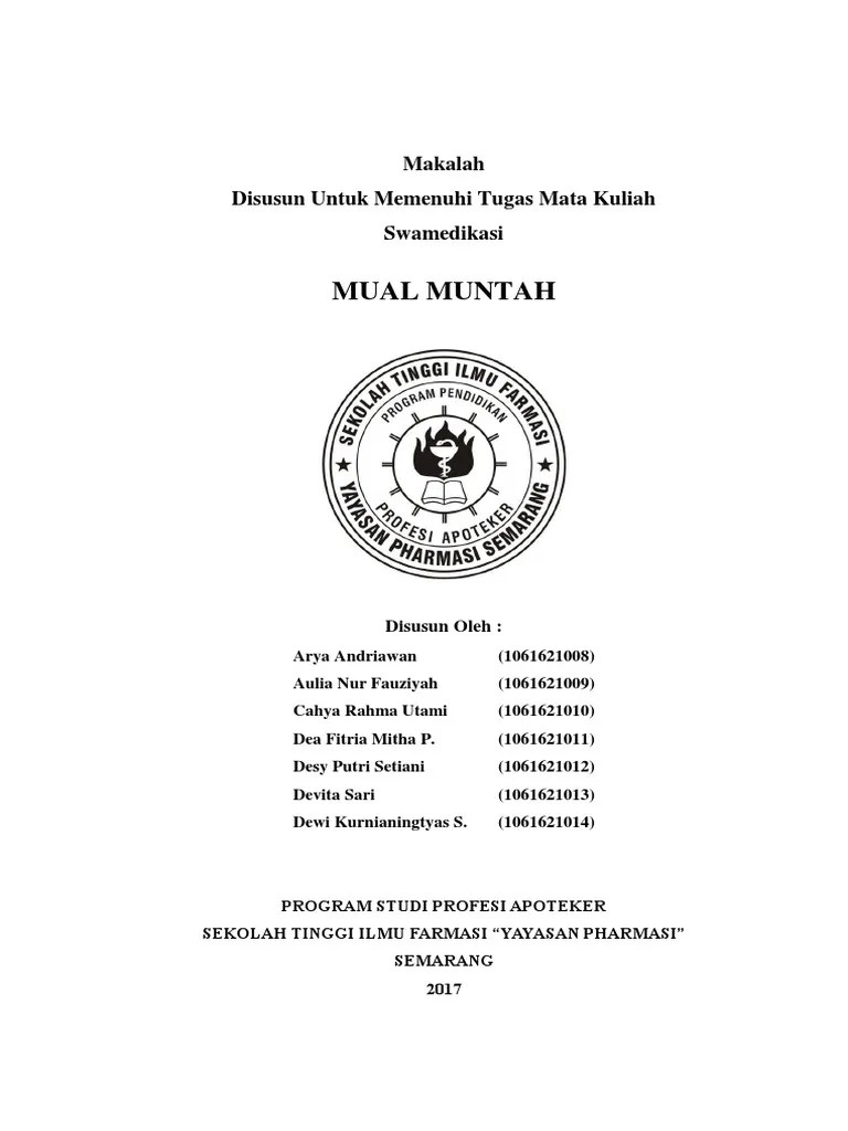 Makalah Mual Muntah1
