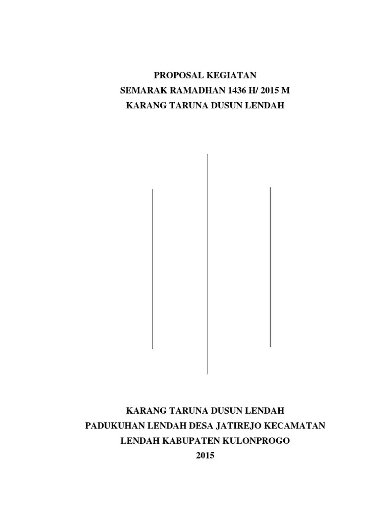 Proposal Semarak Ramadhan | PDF