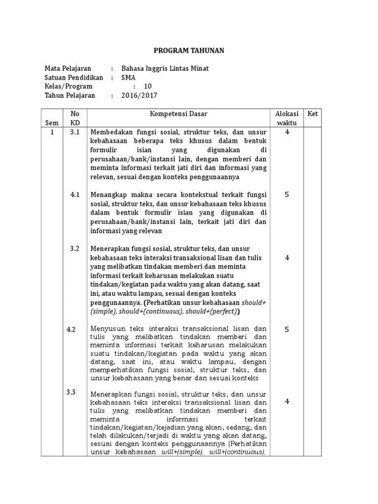 Prota Bing Lintas Minat Pdf