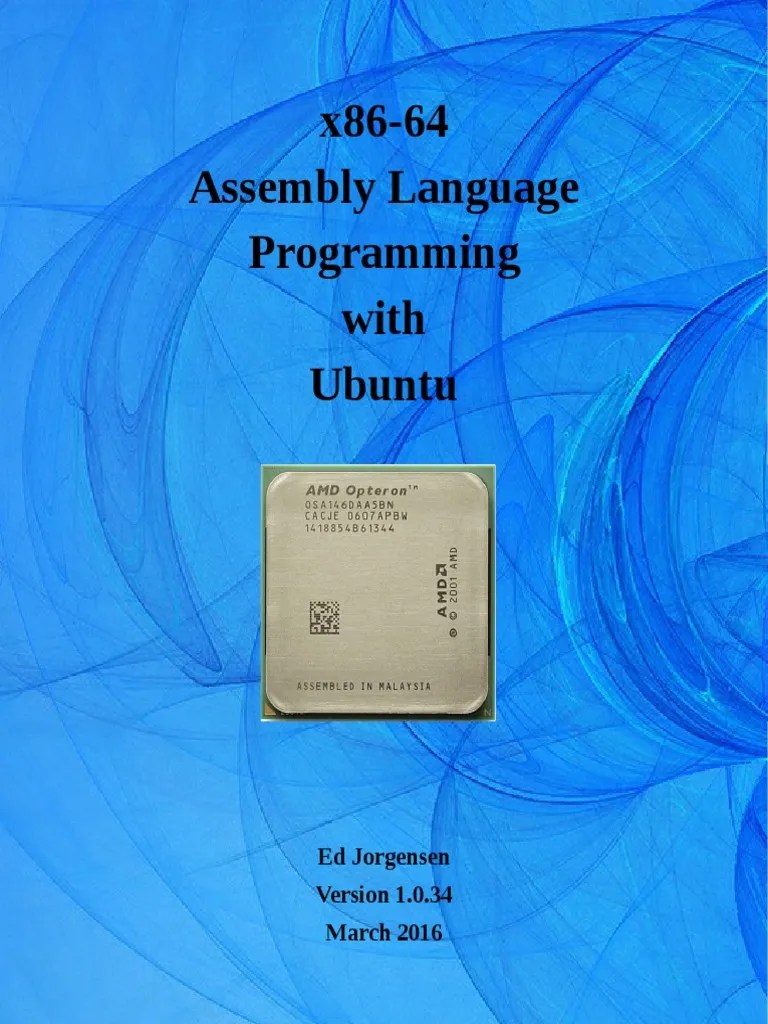 Assembly x64 with Ubuntu.pdf Assembly Language Parameter