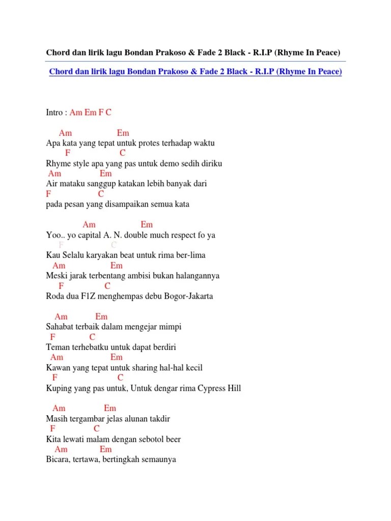 Lagu Bondan Selamat Jalan – Goreng