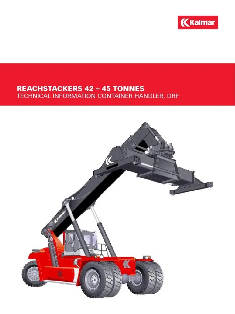 Kalmar Reach Stacker Transmission (Mechanics) Elevator