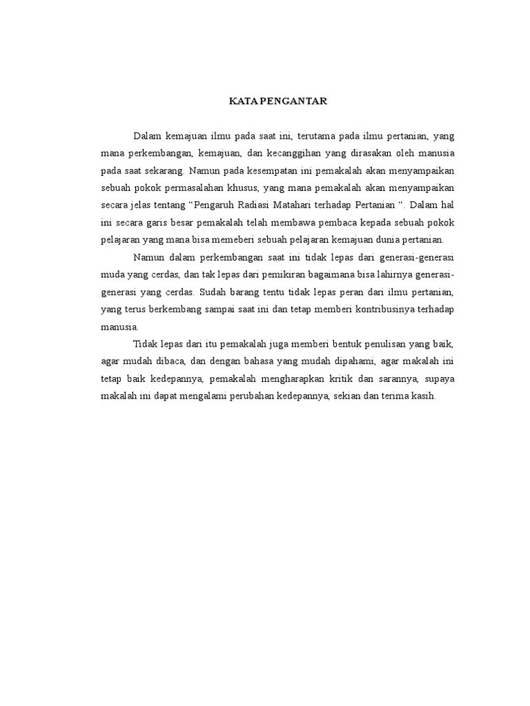 Makalah Radiasi Matahari PDF