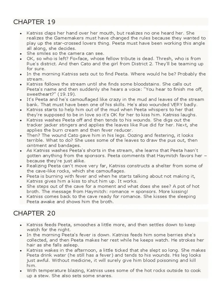 Hunger Games Chapter 1927 PDF Leisure Violence