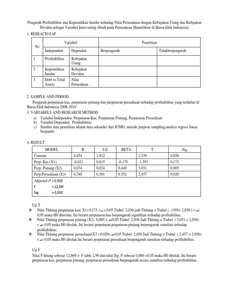 Variabel Dependent Dan Independent Sumber Pengetahuan