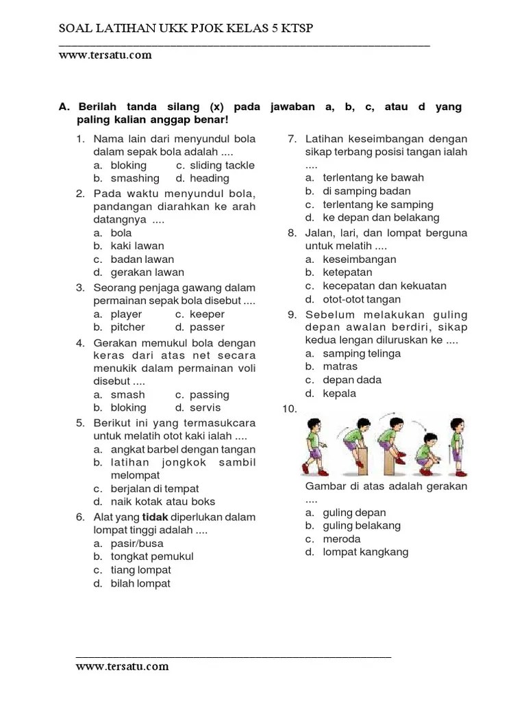 Soal Ukk Pjok Kelas 5 | PDF