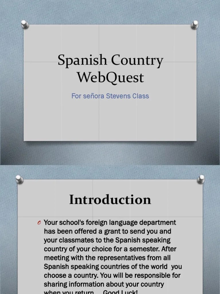 Spanish Country quest PDF