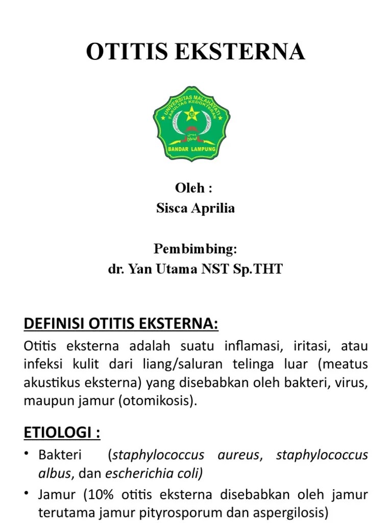 Otitis Eksterna