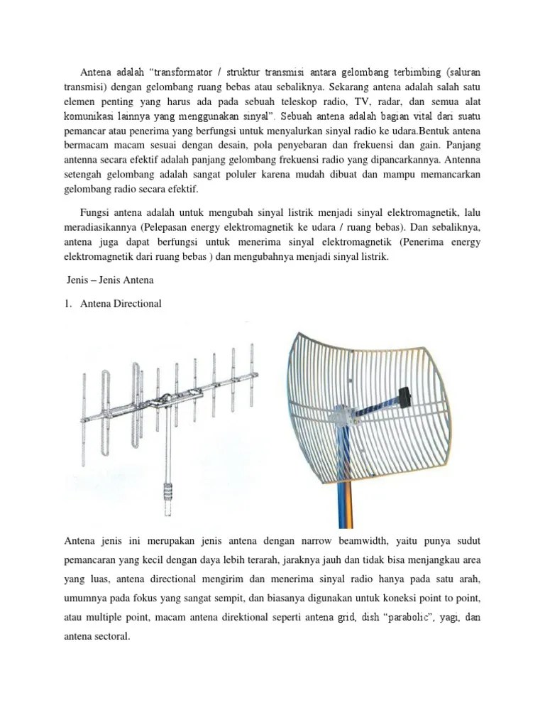 Antena Highly Directional Cocok Untuk Koneksi Dengan Jarak Pancaran Sinyal  - Pintar Mencocokan