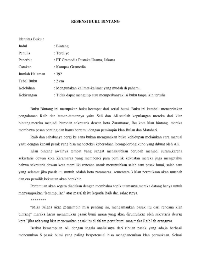 Resensi Buku Bintang | PDF