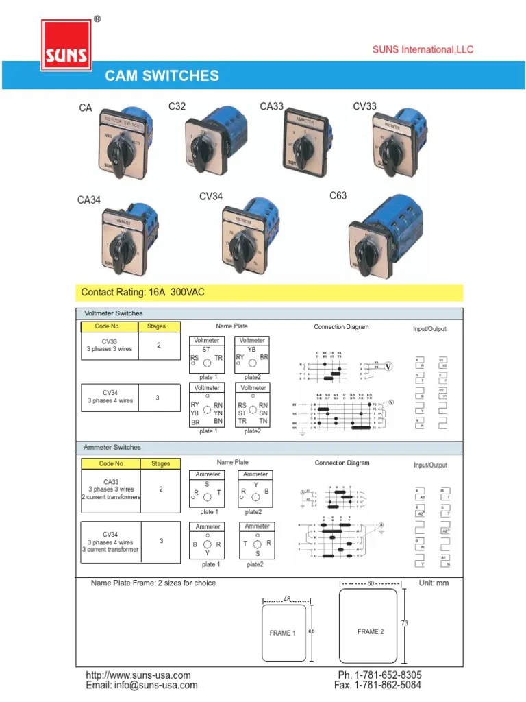 cam switch.pdf | Switch | Components