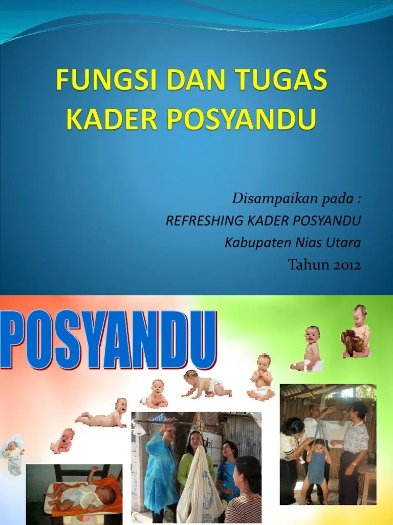 Materi Refreshing Kader Posyandu | PDF