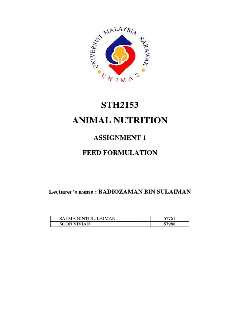 Feed Formulation Animal Feed Wheat Free 30day Trial Scribd