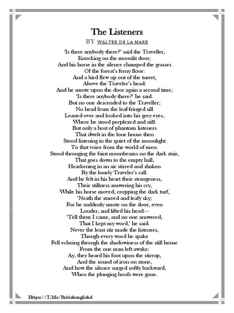 The Listeners by Walter de La Mare third lec.pdf