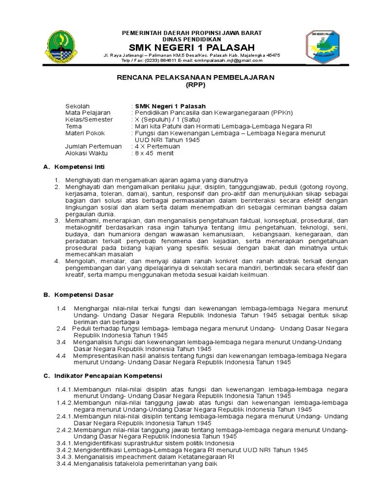 Bab 4 Fungsi Dan Kewenangan Lembaga Lembaga Negara Menurut UUD NRI 1945 |  PDF