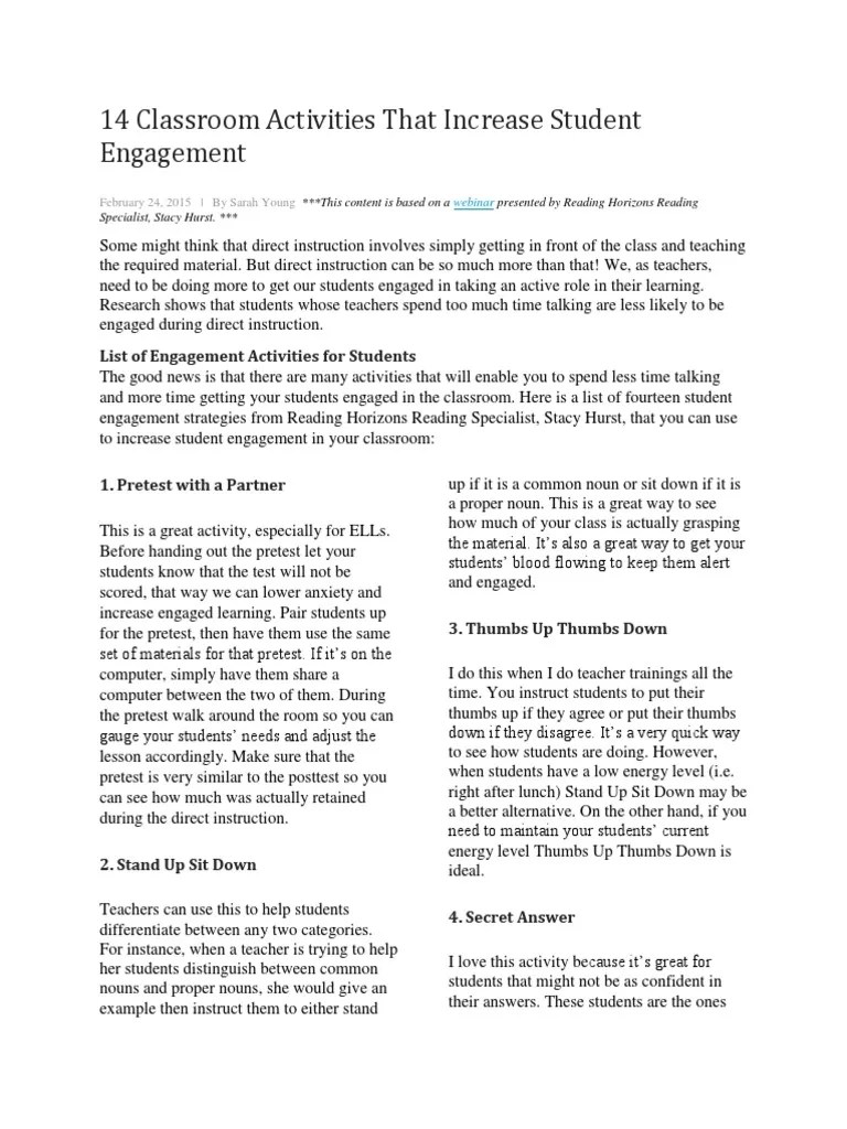 3Children and Youth Learning Activities PDF Classroom Letter Case