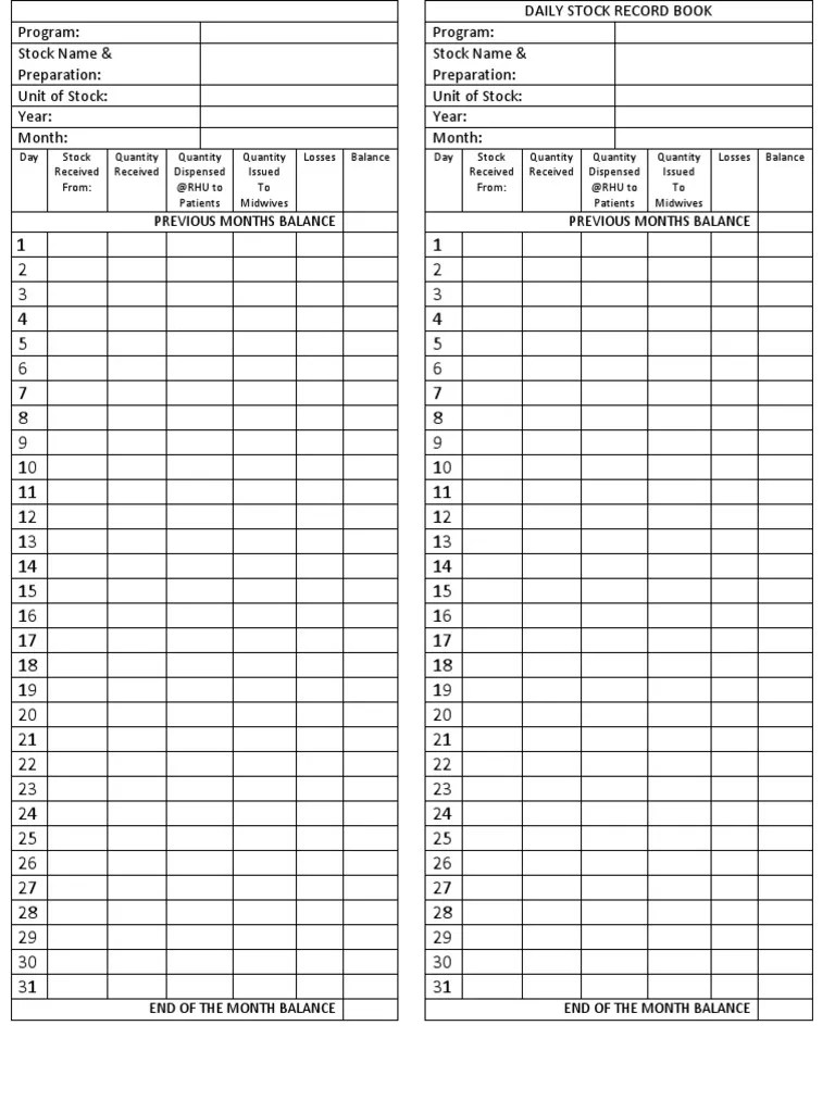 DAILY STOCK RECORD BOOK.docx