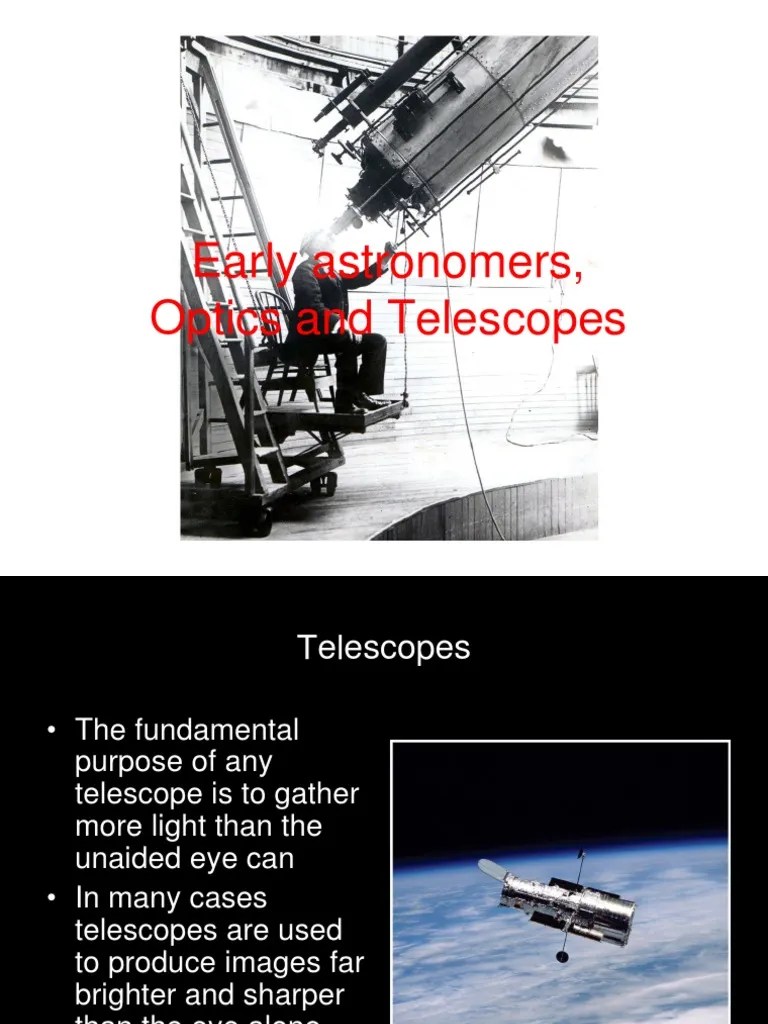 Telescopes.1st Lens (Optics) Astronomy
